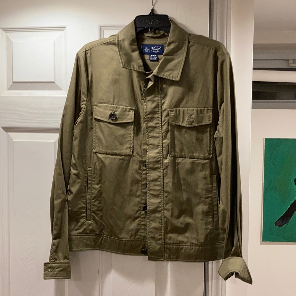 Penguin Army Green Jacket